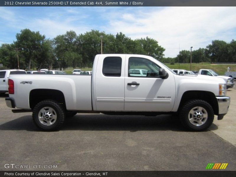 Summit White / Ebony 2012 Chevrolet Silverado 2500HD LT Extended Cab 4x4