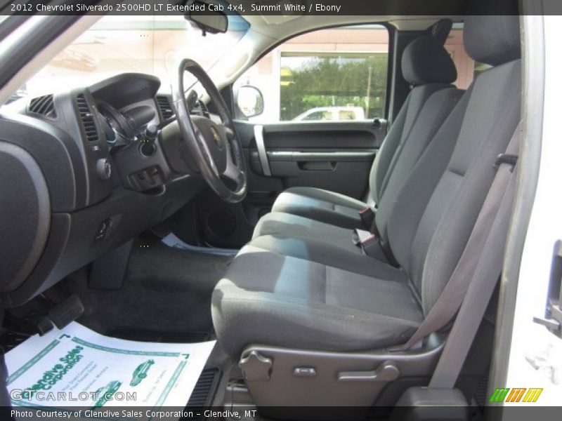Summit White / Ebony 2012 Chevrolet Silverado 2500HD LT Extended Cab 4x4