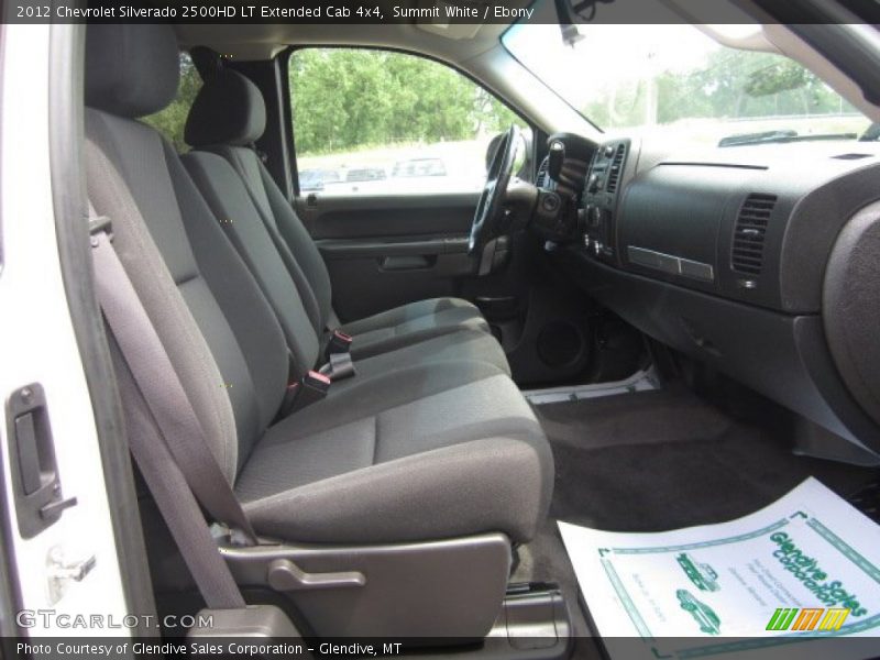 Summit White / Ebony 2012 Chevrolet Silverado 2500HD LT Extended Cab 4x4