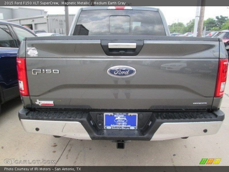 Magnetic Metallic / Medium Earth Gray 2015 Ford F150 XLT SuperCrew