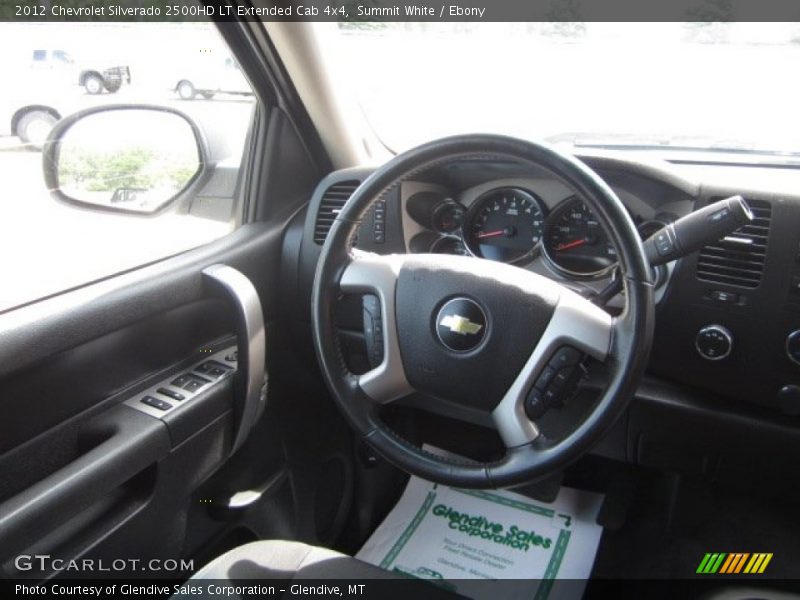 Summit White / Ebony 2012 Chevrolet Silverado 2500HD LT Extended Cab 4x4