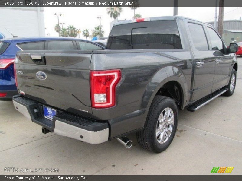 Magnetic Metallic / Medium Earth Gray 2015 Ford F150 XLT SuperCrew