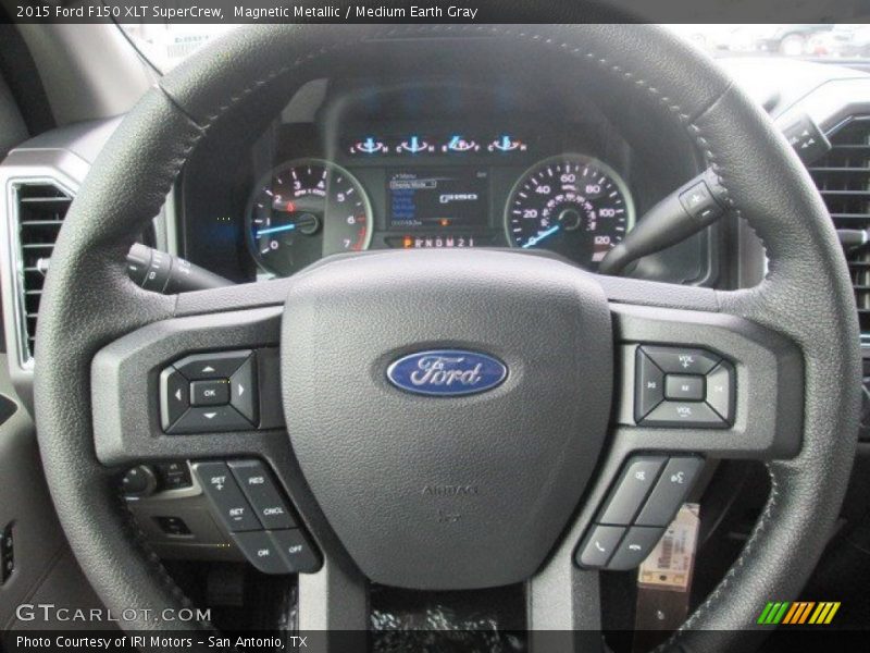 Magnetic Metallic / Medium Earth Gray 2015 Ford F150 XLT SuperCrew