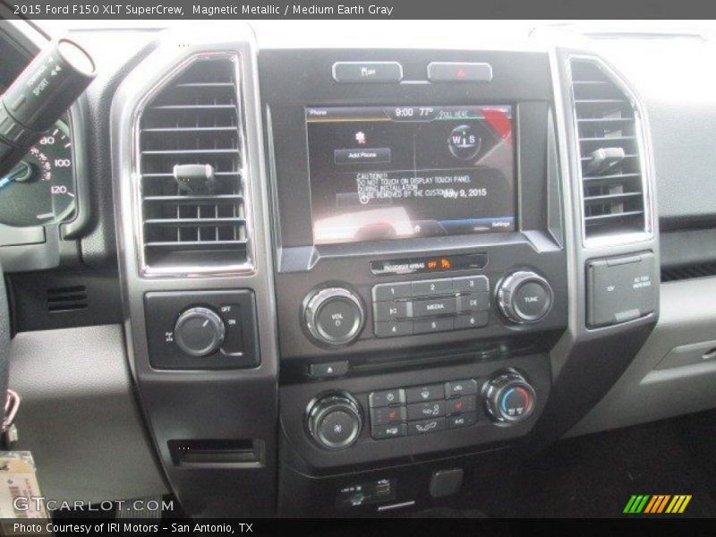 Magnetic Metallic / Medium Earth Gray 2015 Ford F150 XLT SuperCrew