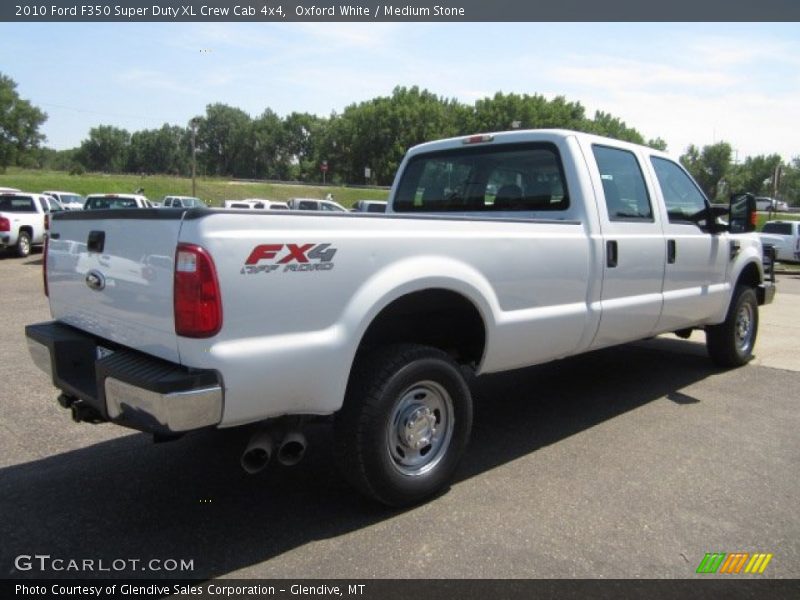 Oxford White / Medium Stone 2010 Ford F350 Super Duty XL Crew Cab 4x4