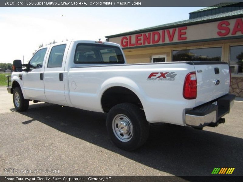 Oxford White / Medium Stone 2010 Ford F350 Super Duty XL Crew Cab 4x4