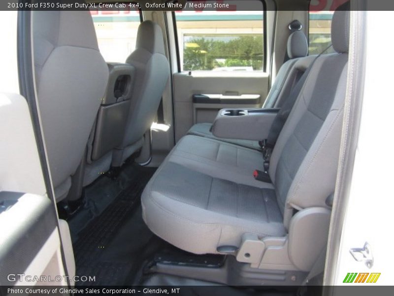 Oxford White / Medium Stone 2010 Ford F350 Super Duty XL Crew Cab 4x4