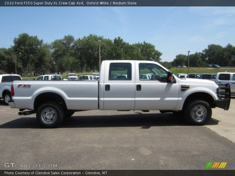 Oxford White / Medium Stone 2010 Ford F350 Super Duty XL Crew Cab 4x4