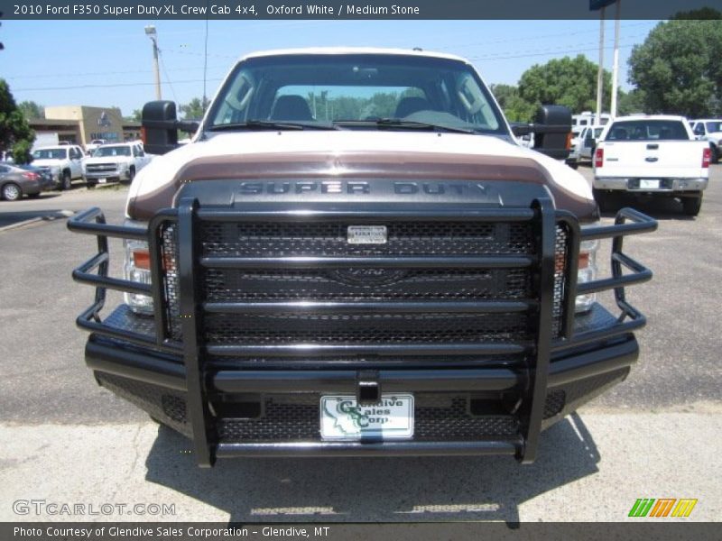 Oxford White / Medium Stone 2010 Ford F350 Super Duty XL Crew Cab 4x4