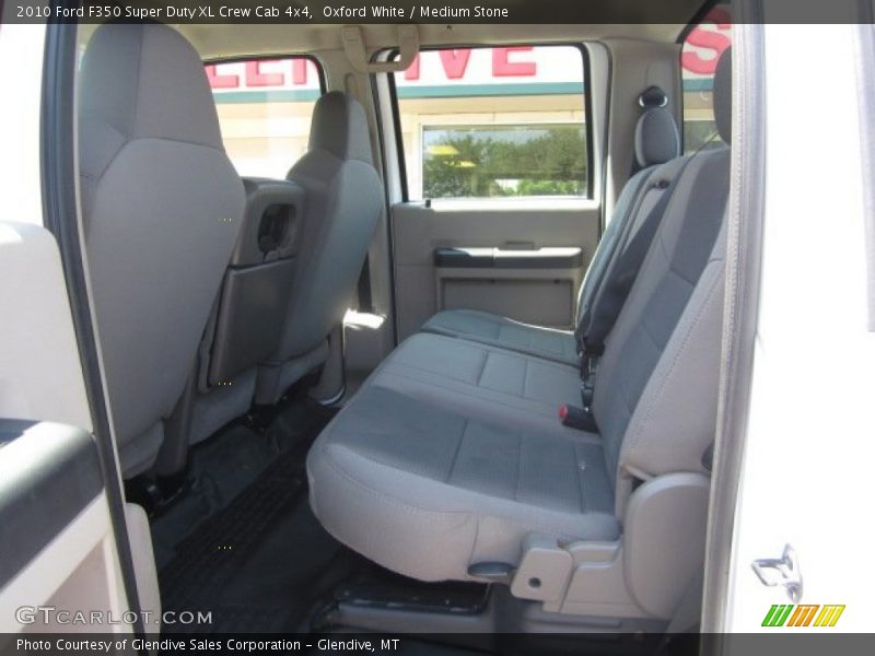 Oxford White / Medium Stone 2010 Ford F350 Super Duty XL Crew Cab 4x4