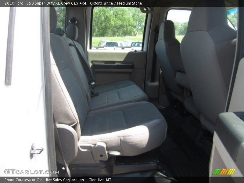 Oxford White / Medium Stone 2010 Ford F350 Super Duty XL Crew Cab 4x4