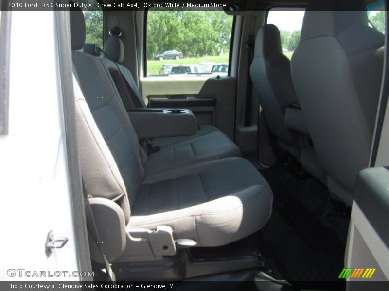 Oxford White / Medium Stone 2010 Ford F350 Super Duty XL Crew Cab 4x4