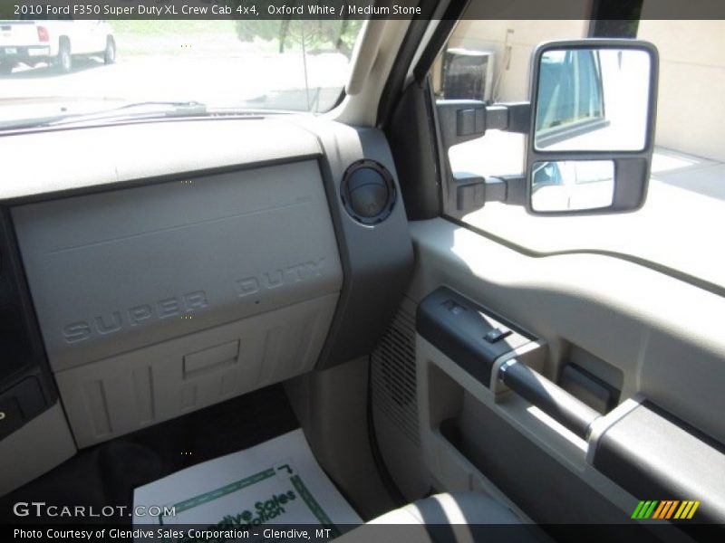 Oxford White / Medium Stone 2010 Ford F350 Super Duty XL Crew Cab 4x4