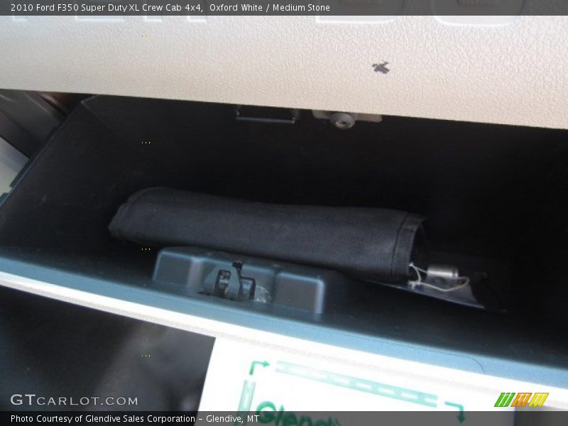 Oxford White / Medium Stone 2010 Ford F350 Super Duty XL Crew Cab 4x4