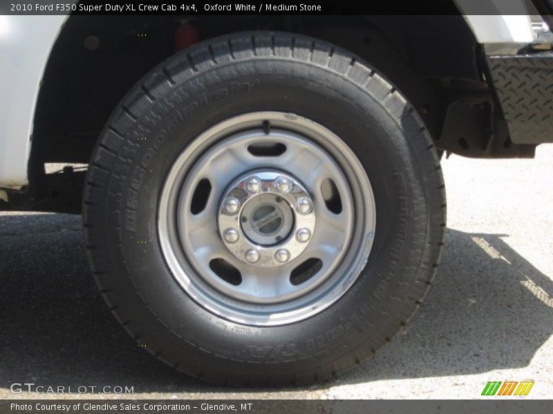 Oxford White / Medium Stone 2010 Ford F350 Super Duty XL Crew Cab 4x4