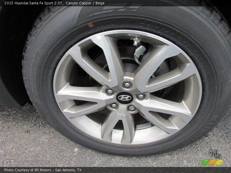 Canyon Copper / Beige 2015 Hyundai Santa Fe Sport 2.0T