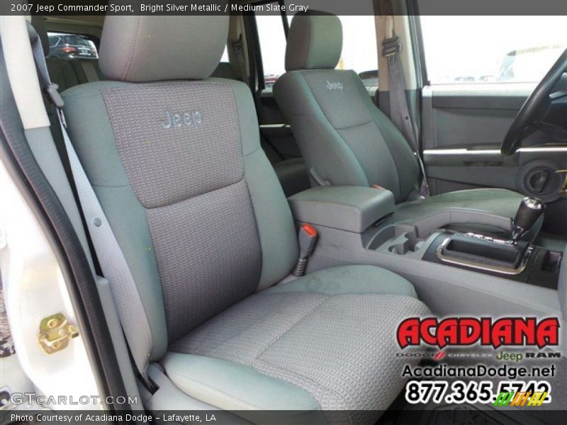 Bright Silver Metallic / Medium Slate Gray 2007 Jeep Commander Sport