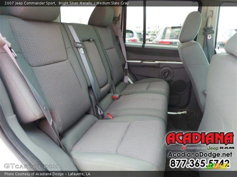 Bright Silver Metallic / Medium Slate Gray 2007 Jeep Commander Sport