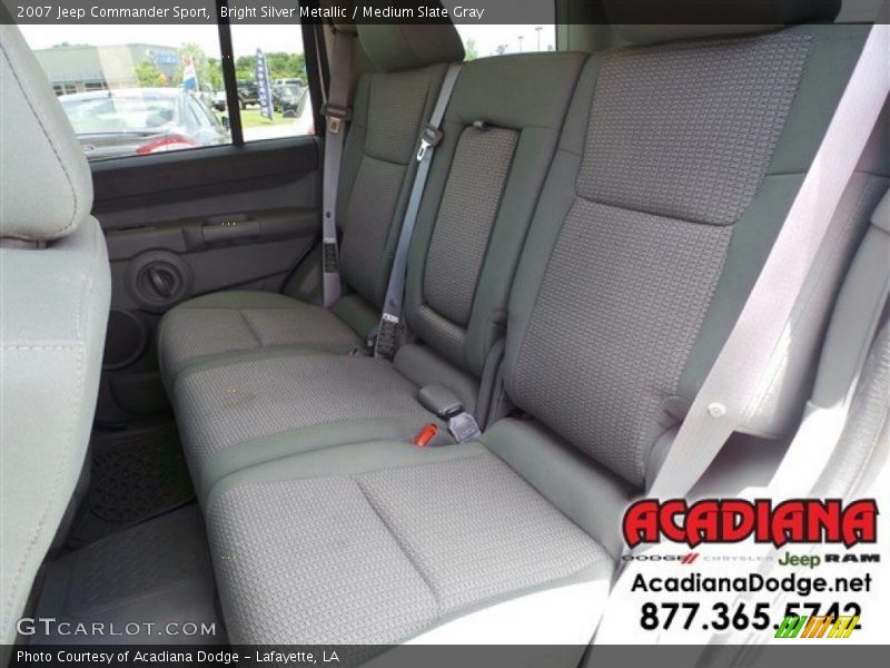 Bright Silver Metallic / Medium Slate Gray 2007 Jeep Commander Sport