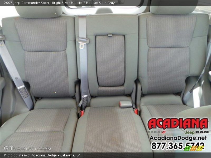 Bright Silver Metallic / Medium Slate Gray 2007 Jeep Commander Sport