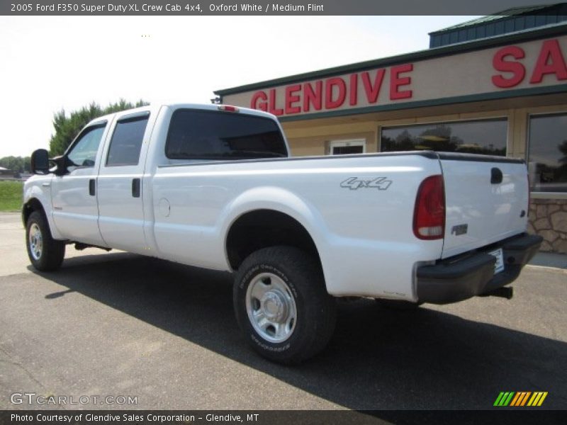 Oxford White / Medium Flint 2005 Ford F350 Super Duty XL Crew Cab 4x4