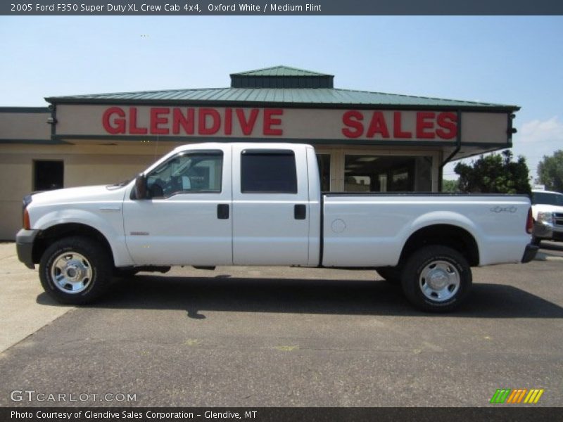Oxford White / Medium Flint 2005 Ford F350 Super Duty XL Crew Cab 4x4