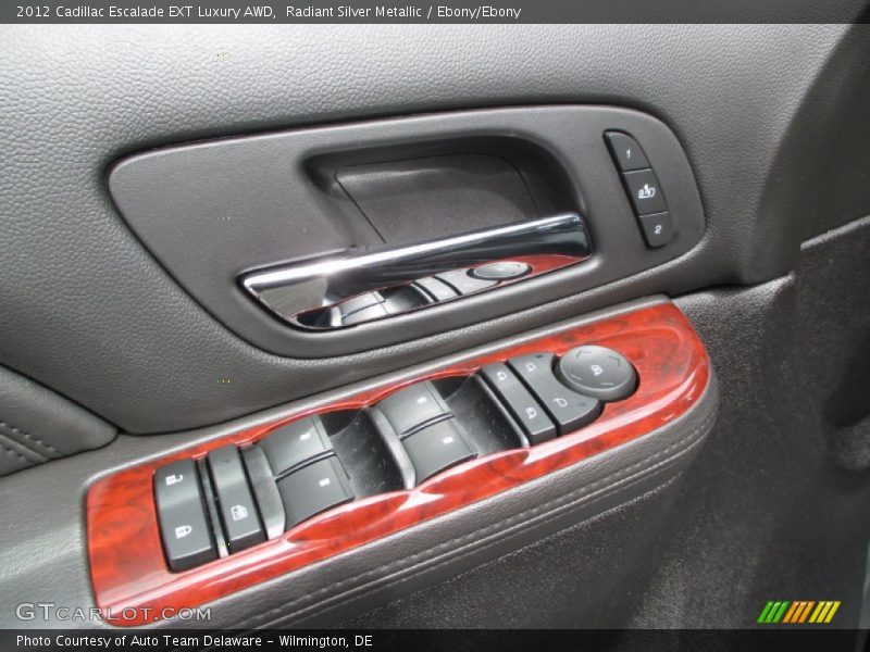 Radiant Silver Metallic / Ebony/Ebony 2012 Cadillac Escalade EXT Luxury AWD