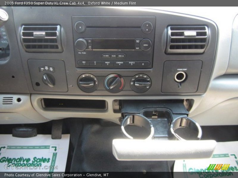 Oxford White / Medium Flint 2005 Ford F350 Super Duty XL Crew Cab 4x4