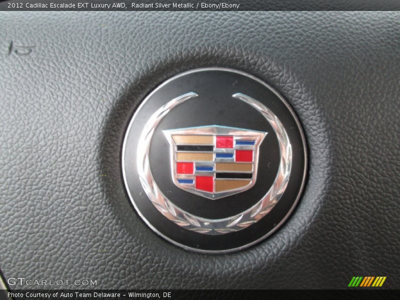 Radiant Silver Metallic / Ebony/Ebony 2012 Cadillac Escalade EXT Luxury AWD