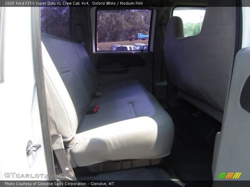 Oxford White / Medium Flint 2005 Ford F350 Super Duty XL Crew Cab 4x4
