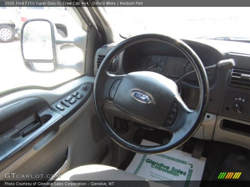 Oxford White / Medium Flint 2005 Ford F350 Super Duty XL Crew Cab 4x4