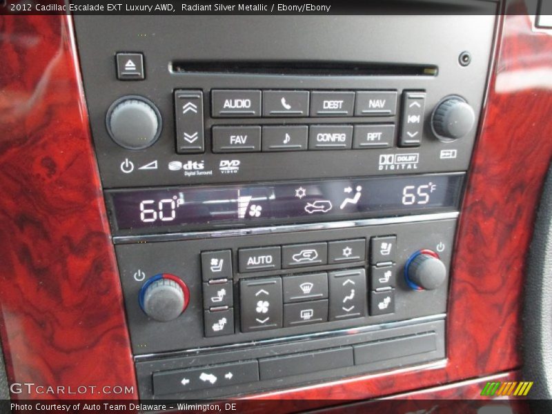 Radiant Silver Metallic / Ebony/Ebony 2012 Cadillac Escalade EXT Luxury AWD