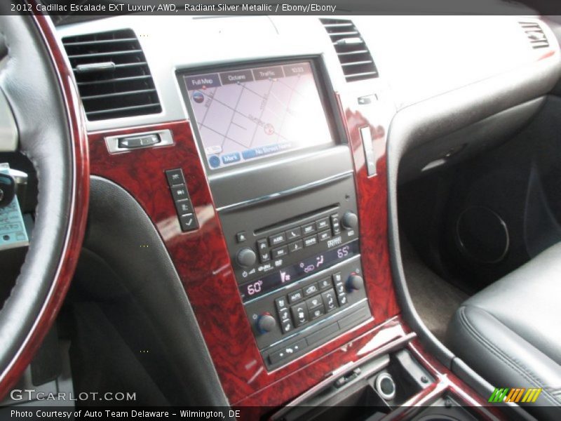 Radiant Silver Metallic / Ebony/Ebony 2012 Cadillac Escalade EXT Luxury AWD