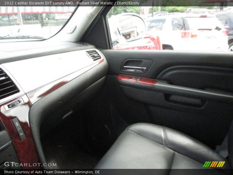 Radiant Silver Metallic / Ebony/Ebony 2012 Cadillac Escalade EXT Luxury AWD