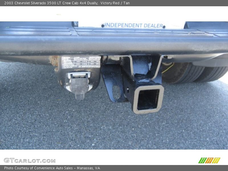 Victory Red / Tan 2003 Chevrolet Silverado 3500 LT Crew Cab 4x4 Dually
