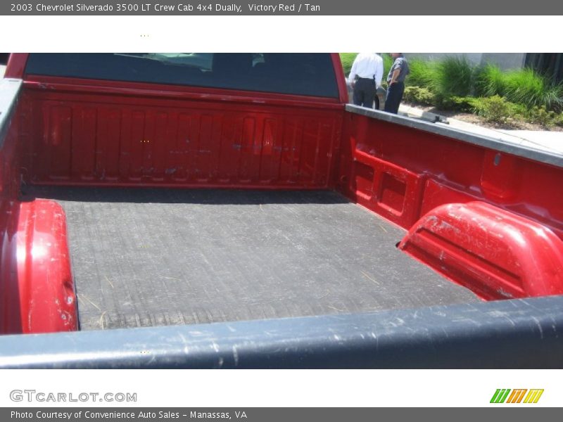 Victory Red / Tan 2003 Chevrolet Silverado 3500 LT Crew Cab 4x4 Dually