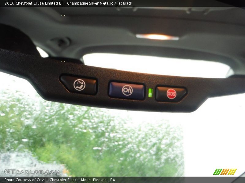 Champagne Silver Metallic / Jet Black 2016 Chevrolet Cruze Limited LT