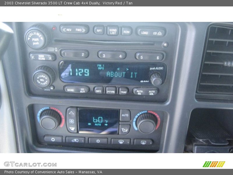 Victory Red / Tan 2003 Chevrolet Silverado 3500 LT Crew Cab 4x4 Dually