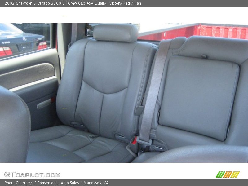 Victory Red / Tan 2003 Chevrolet Silverado 3500 LT Crew Cab 4x4 Dually