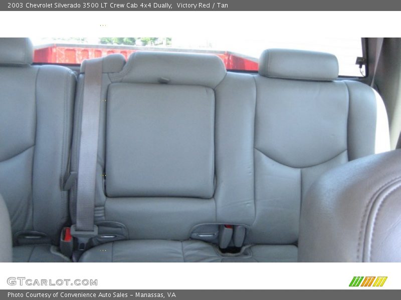 Victory Red / Tan 2003 Chevrolet Silverado 3500 LT Crew Cab 4x4 Dually