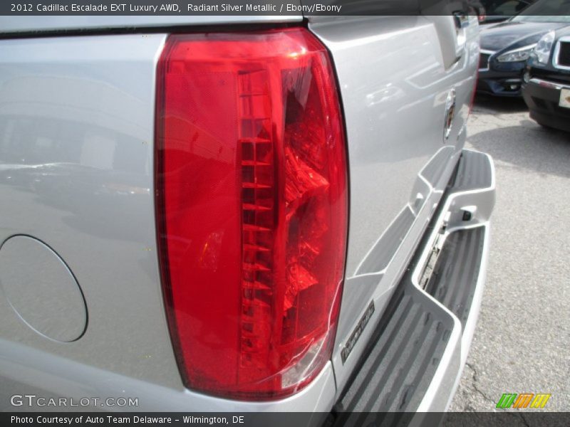 Radiant Silver Metallic / Ebony/Ebony 2012 Cadillac Escalade EXT Luxury AWD