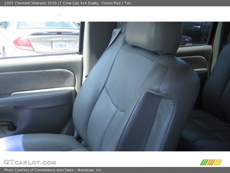 Victory Red / Tan 2003 Chevrolet Silverado 3500 LT Crew Cab 4x4 Dually