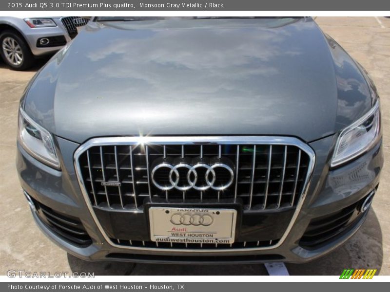 Monsoon Gray Metallic / Black 2015 Audi Q5 3.0 TDI Premium Plus quattro
