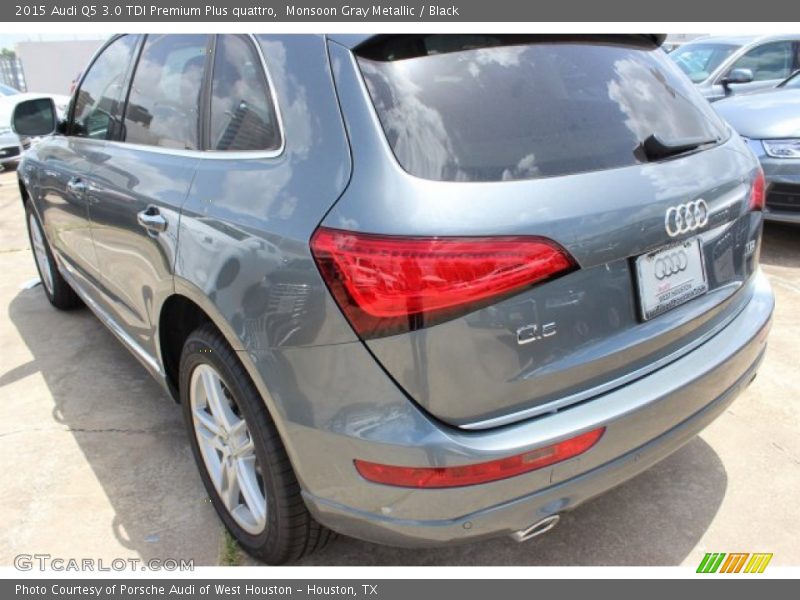 Monsoon Gray Metallic / Black 2015 Audi Q5 3.0 TDI Premium Plus quattro