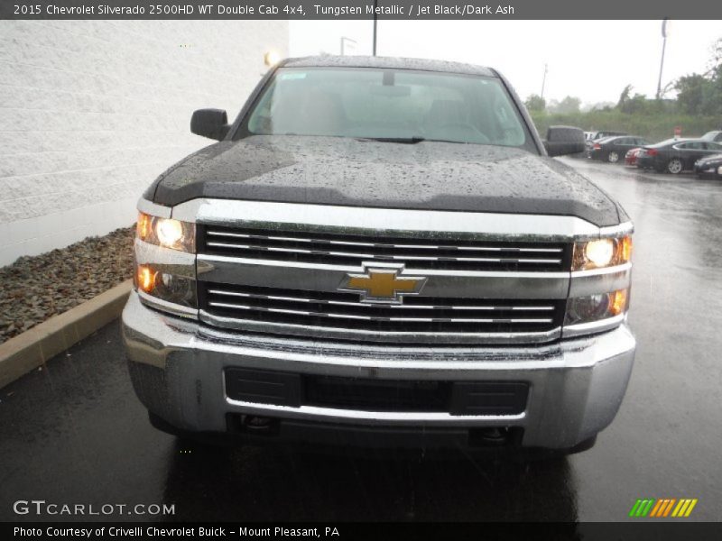 Tungsten Metallic / Jet Black/Dark Ash 2015 Chevrolet Silverado 2500HD WT Double Cab 4x4