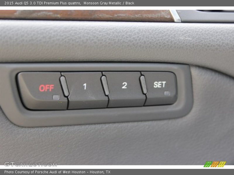 Monsoon Gray Metallic / Black 2015 Audi Q5 3.0 TDI Premium Plus quattro