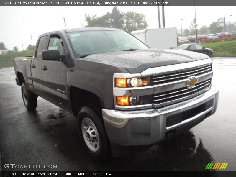 Tungsten Metallic / Jet Black/Dark Ash 2015 Chevrolet Silverado 2500HD WT Double Cab 4x4