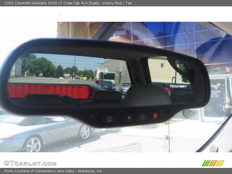 Victory Red / Tan 2003 Chevrolet Silverado 3500 LT Crew Cab 4x4 Dually