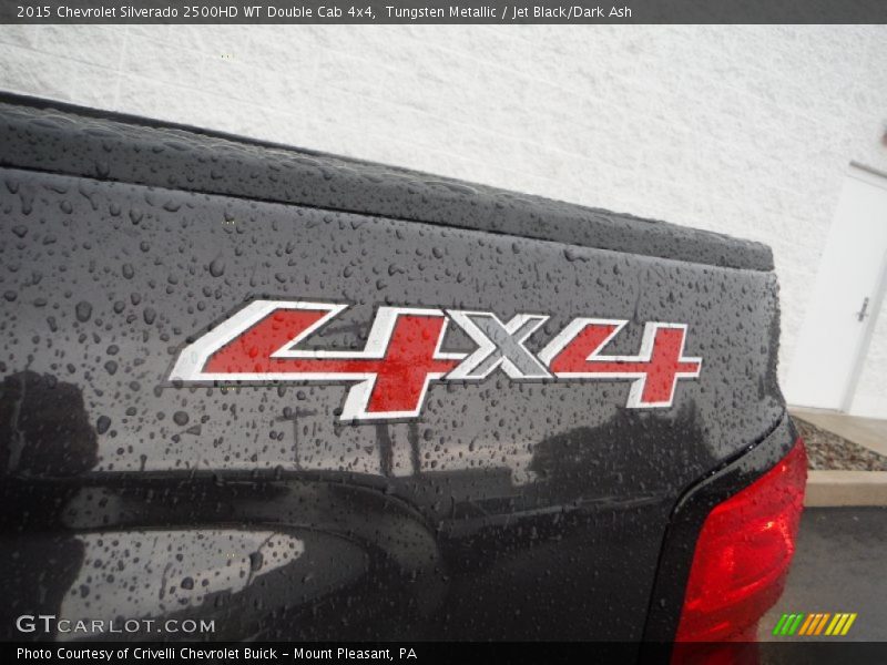 Tungsten Metallic / Jet Black/Dark Ash 2015 Chevrolet Silverado 2500HD WT Double Cab 4x4