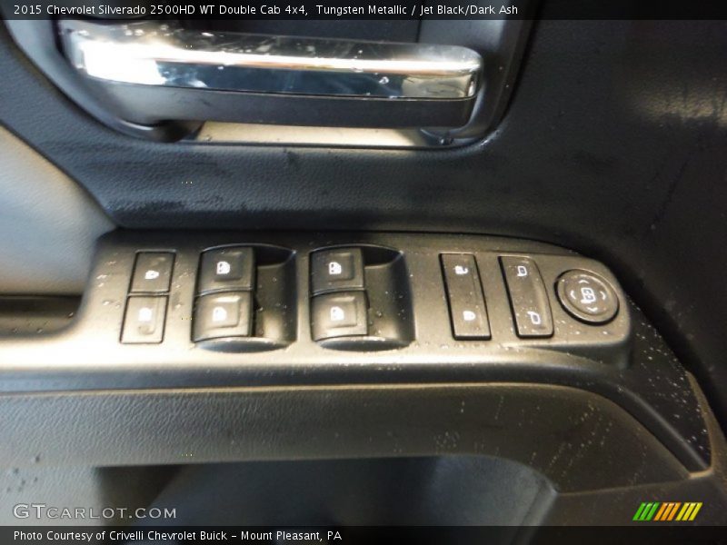 Tungsten Metallic / Jet Black/Dark Ash 2015 Chevrolet Silverado 2500HD WT Double Cab 4x4